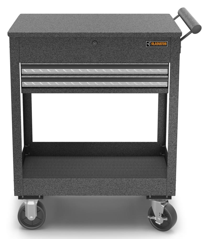 Gladiator - GAMT28KDFG - 36-in 2-Drawer Shelf Utility Cart