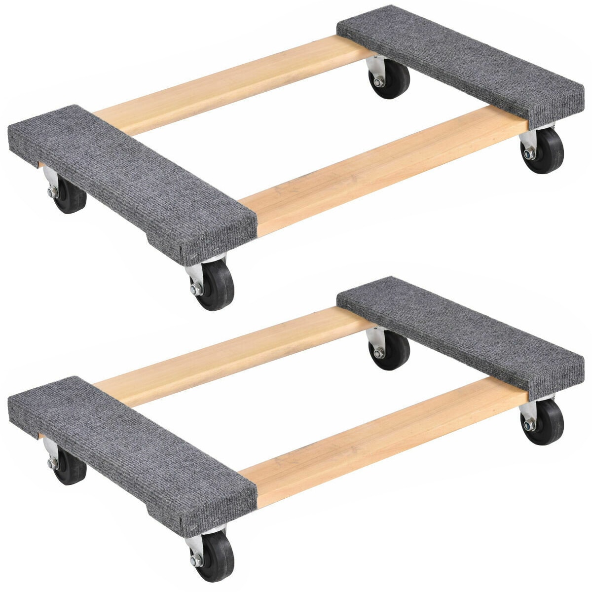 Goplus - 2TL32912 - 6-in Shelf Utility Cart
