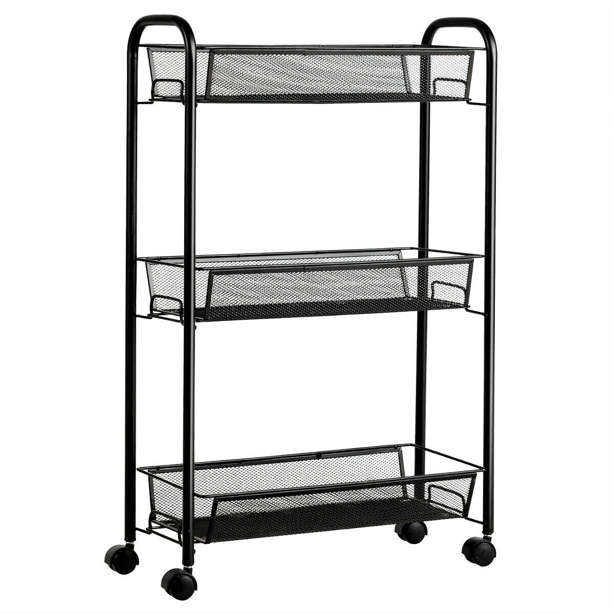 Goplus - GYM03860 - 28-in Shelf Utility Cart