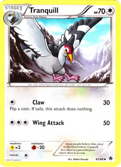 Tranquill - 81/98 - Uncommon Tranquill - 81/98 - Uncommon