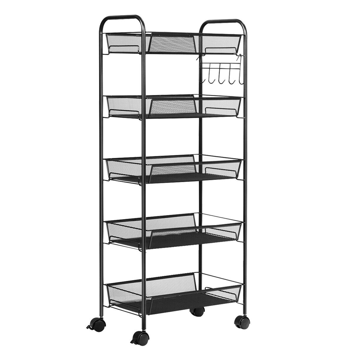Goplus - HW54963BK - 41-in-Drawer Rack Utility Cart