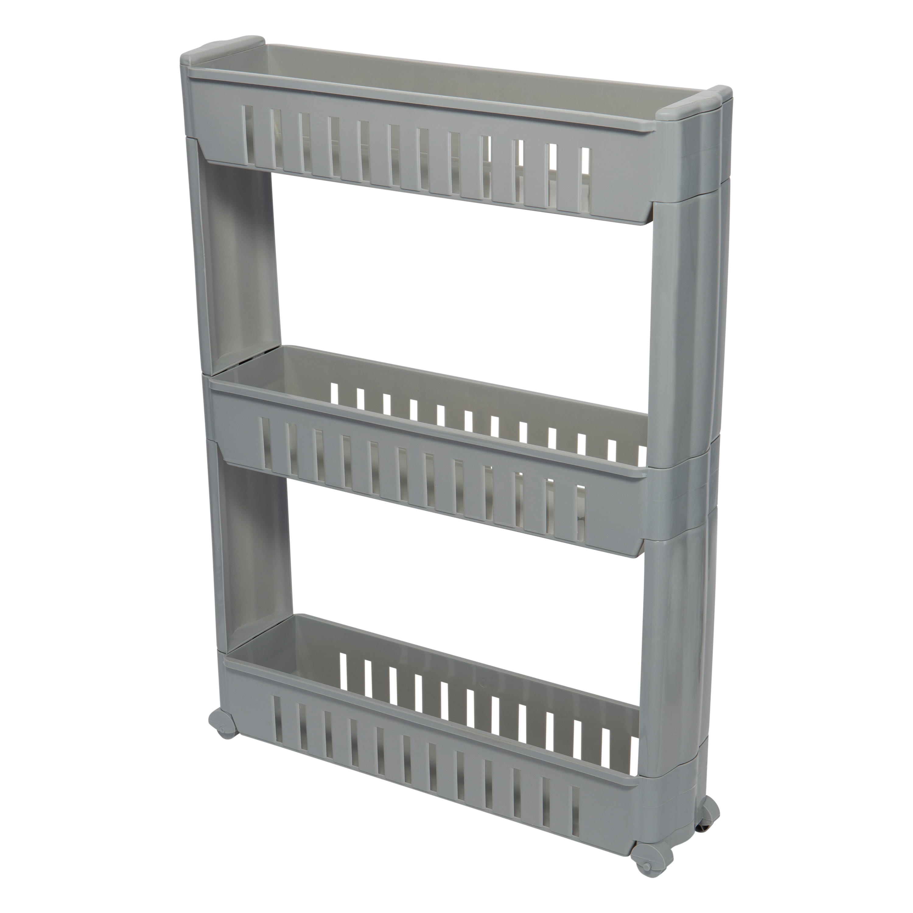 Simplify - 22983-GREY - 28.35-in Shelf Utility Cart
