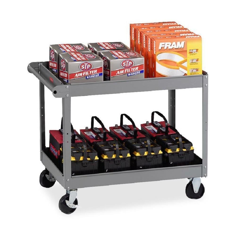 Tennsco - TNNSC2436MGY - 7.25-in Rack Utility Cart