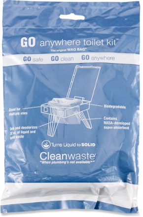 Cleanwaste - GO Anywhere Toilet Kit Waste Bag