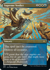 Supreme Verdict (Borderless) - Foil