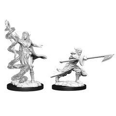 [Deprecated] MtG Unpainted Miniatures: Joraga Warcaller & Joraga Treespeaker (Elves) (90181)