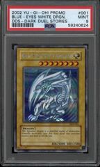 Yu-Gi-Oh Dark Duel Stories Promo Blue-Eyes White Dragon DDS-001 PSA 9 *624