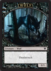 Wolf Token (Black)