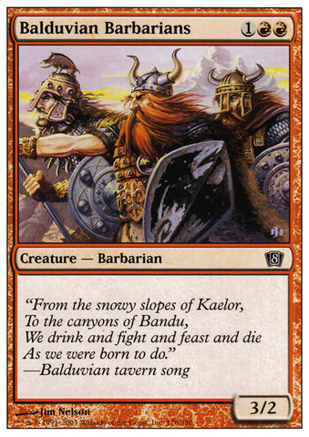 Balduvian Barbarians - Foil