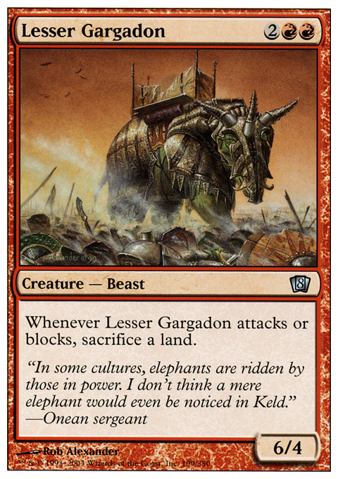 Lesser Gargadon - Foil