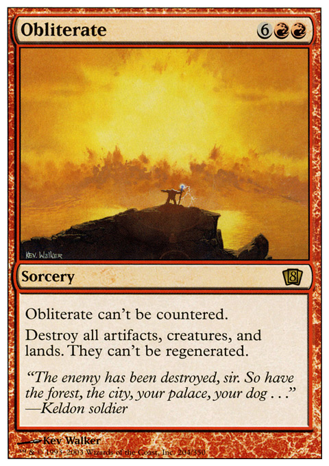 Obliterate - Foil