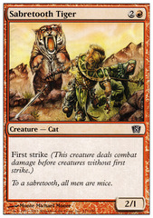 Sabretooth Tiger - Foil