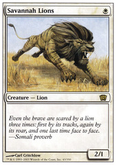 Savannah Lions - Foil