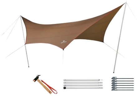 Snow Peak - HD Hexa Tarp Pro Set - M