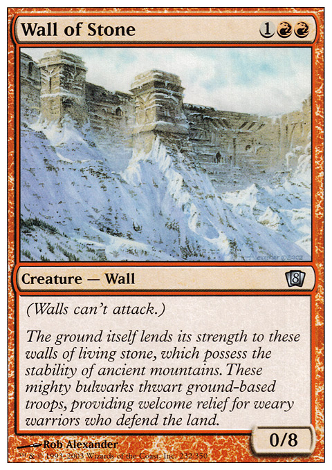 Wall of Stone - Foil