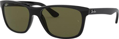 Ray-Ban - RB4181 Polarized Sunglasses - SHINY BLACK