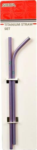 Silca - Titanium Straw Set - OIL SLICK