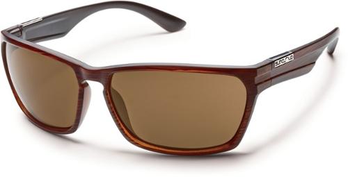 Suncloud - Cutout Polarized Sunglasses - BURNISHED BROWN
