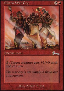 Ghitu War Cry - Foil