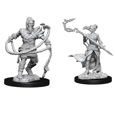 Magic the Gathering Unpainted Miniatures Ghouls (2)