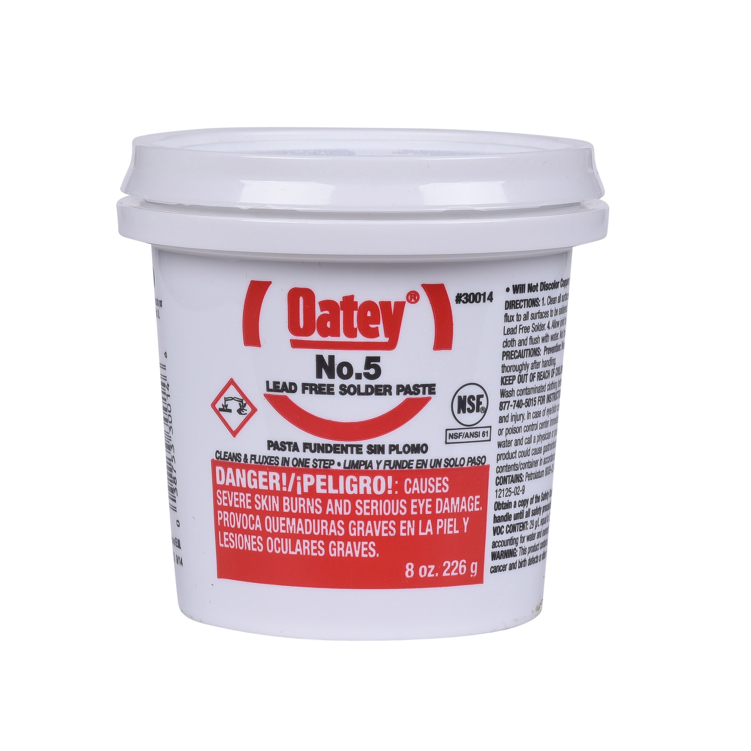 Oatey - 30014L - 8-fl oz Petroleum Soldering Flux