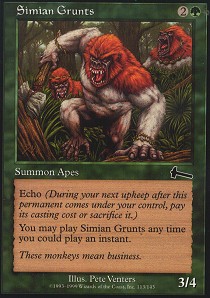 Simian Grunts - Foil