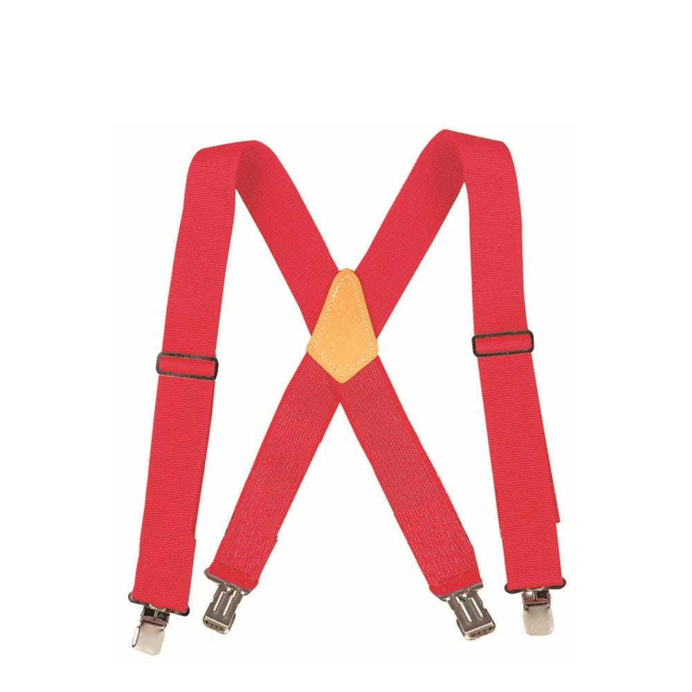 Bon Tool - 14-677 - Red Nylon Suspenders