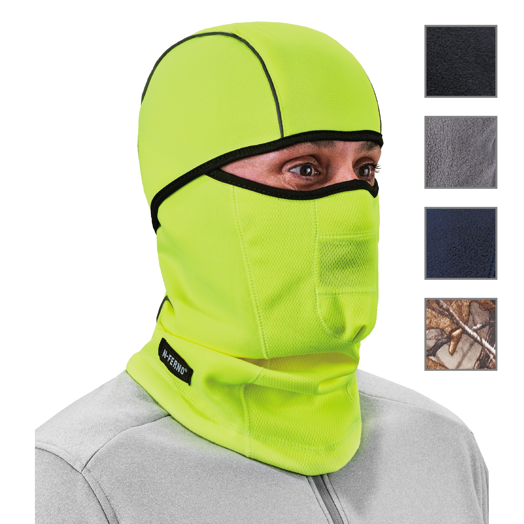 N-Ferno - 16834 - Lime Synthetic Balaclava