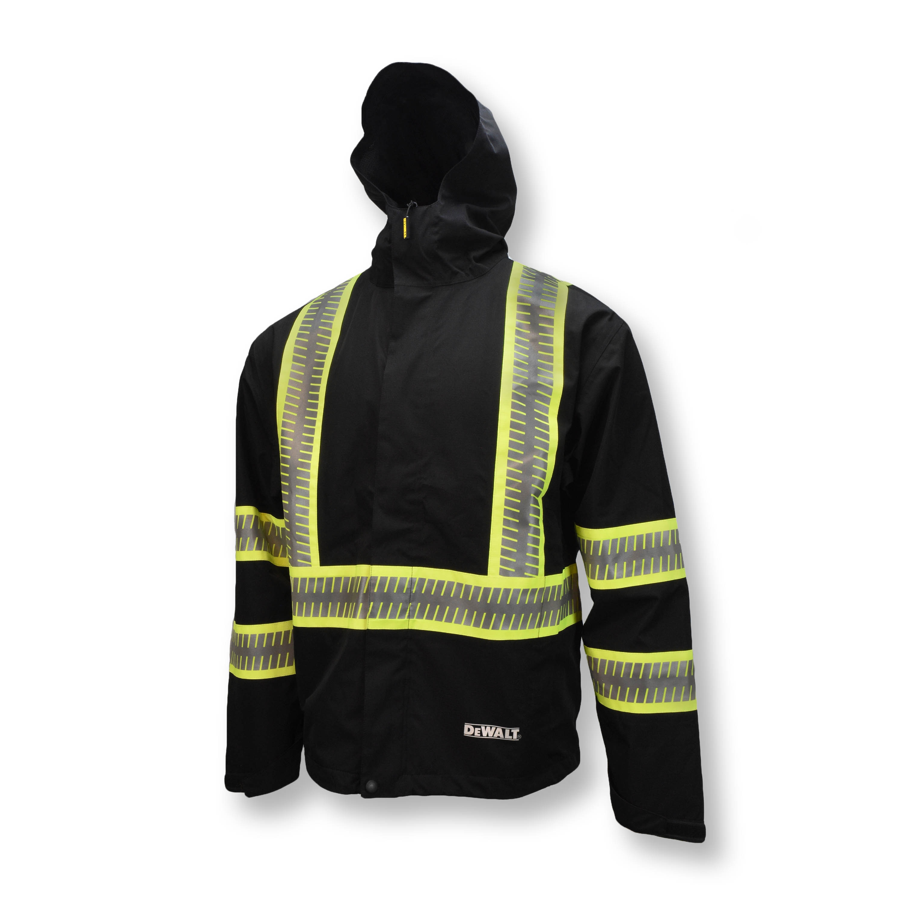 DEWALT - DRW11-1ZGR-4X - Unisex 4XL Black Rain Jacket