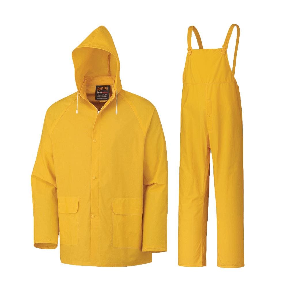 Pioneer - V3010460U-4XL - Unisex 4XL Yellow Rain Suit