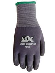 GRX - GRXLW451MHIB - FeMens Workwear Nylon Nitrile Dipped Multipurpose Gloves, Medium (1-Pair)