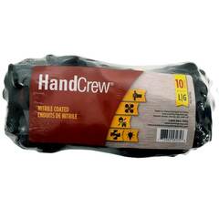 HandCrew - HG-3175 - Unisex Nitrile Dipped Multipurpose Gloves, One Size Fits All (10-Pairs)