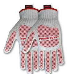 HandCrew - HG-3190FA - Unisex Poly/Cotton PVC Multipurpose Gloves, One Size Fits All (1-Pair)