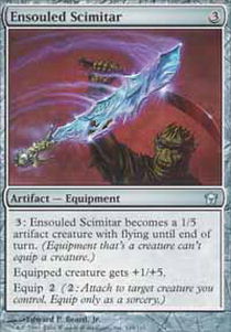 Ensouled Scimitar - Foil