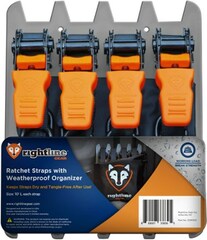 Rightline Gear - Ratchet Straps with Weatherproof Organizer