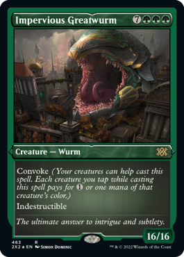 Impervious Greatwurm - Foil Etched