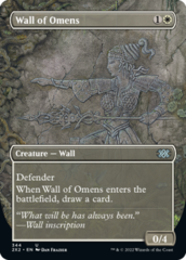 Wall of Omens - Foil - Borderless