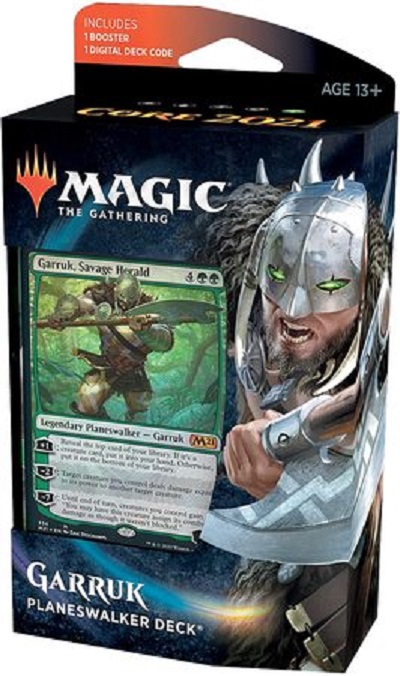 Magic 2021 (M21) Garruk Planeswalker Deck