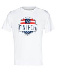 FINTECH - FMSUVSDG48-100-M - Men's Medium Uv Protection Short sleeve Graphic T-shirt Work Shirt
