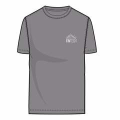 FINTECH - FMSGTTAA-SF-2X - Men's 2X Large Textured Cotton Short sleeve Graphic T-shirt Work Shirt