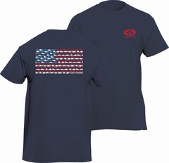 Flying Fisherman - T1714NXL - Unisex Extra Large Textured Cotton Short sleeve Graphic T-shirt Work Shirt