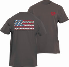 Flying Fisherman - T1714HM - Unisex Medium Textured Cotton Short sleeve Graphic T-shirt Work Shirt