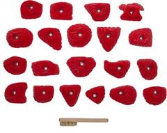 eGrips - Myorcan Crimps Climbing Holds - Set of 20 - RED