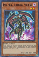 Evil HERO Infernal Prodigy (Red) - LDS3-EN024 - Ultra Rare - 1st Edition