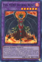 Evil HERO Inferno Wing (Blue) - LDS3-EN027 - Ultra Rare - 1st Edition