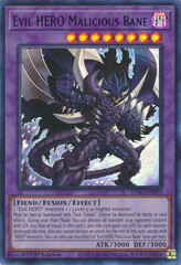 Evil HERO Malicious Bane (Blue) - LDS3-EN033 - Ultra Rare - 1st Edition