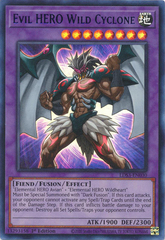 Evil HERO Wild Cyclone (Blue) - LDS3-EN030 - Ultra Rare - 1st Edition