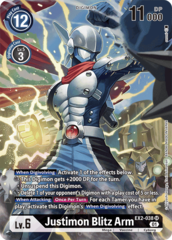 Justimon Blitz Arm - EX2-038 - SR - Alternate Art