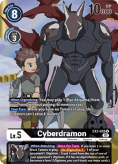 Cyberdramon - EX2-035 - R - Alternate Art