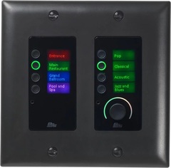BSS EC-8BV Ethernet 8-button & Volume Controller - Black